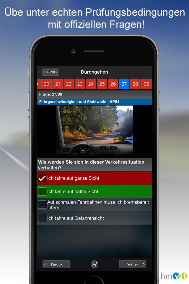 iFahrschulTheorie PRO Österreich - Lern-App für die theoretische Führerscheinprüfung in Österreich mit offiziellem BMVIT-Fragenkatalog (Führerschein Fahrschule 2016) screenshot 3