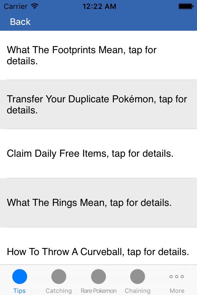 Guide for Pokémon GO - Hints, Tips, Tricks & Video's screenshot 2