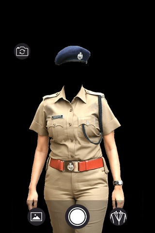 Women Police Suit - Photo montage with own photo or camera screenshot 4
