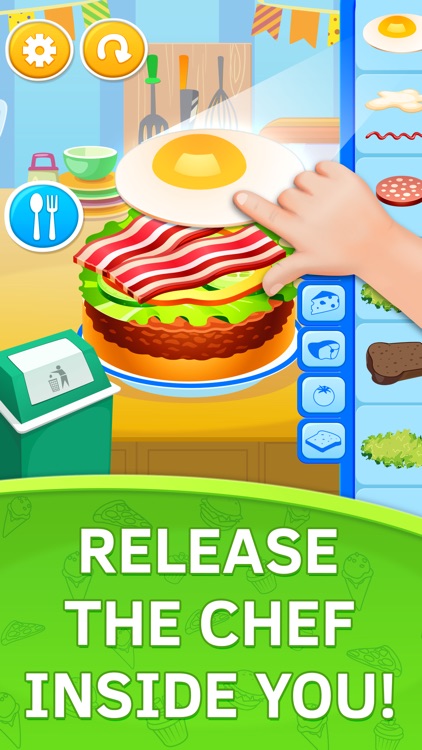 Cake Cooking Games for Toddlers and Kids free screenshot-3