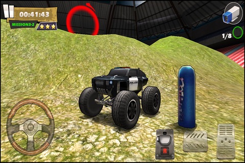 怪物大脚车3D - 一款令人兴奋的怪物卡车3D停车游戏 screenshot 3