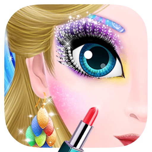 Celebrity Virtual Makeup - Star Girl Salon, Girls Dress up & Spa Free Games Icon