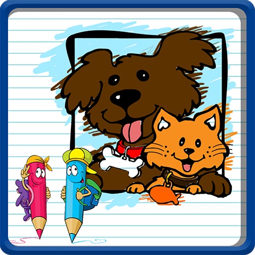 Pets Coloring Book