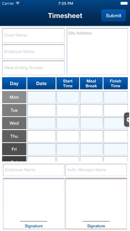 Frontline HR - Timesheet