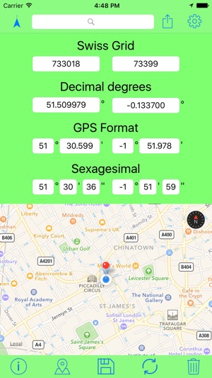 Swiss Grid Coordinates Tool(圖4)-速報App