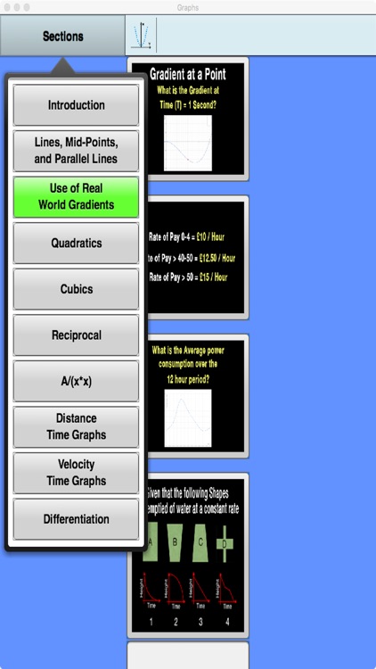 iGCSE Graphs Sample (Edexcel and CIE/Cambridge syllabuses)