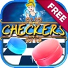 Checkers Board Puzzle Free - “ Cinderella Game with Friends The Little Glass Slipper Edition ”