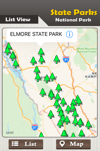 Vermont State Parks & National Park Guide screenshot 2