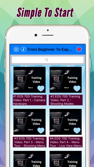 Guide And Training For Canon EOS 70D Pro(圖1)-速報App