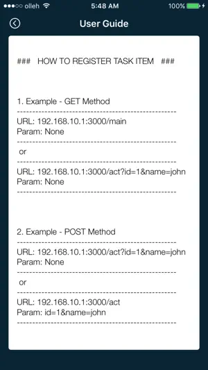 Captura 4 HTTP GET/POST Call Tester iphone
