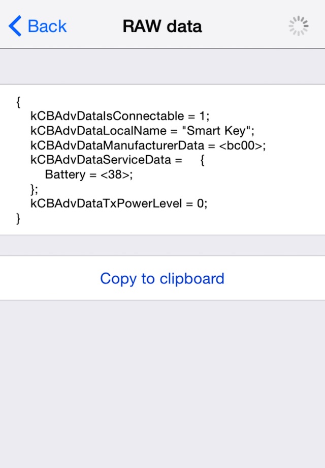 Bluetooth Smart Scanner screenshot 3