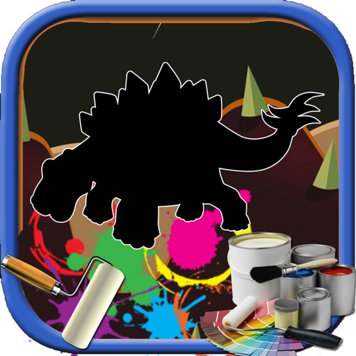 Draw Pages Game Dino Edition iOS App