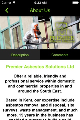 Premier Asbestos Solutions screenshot 2