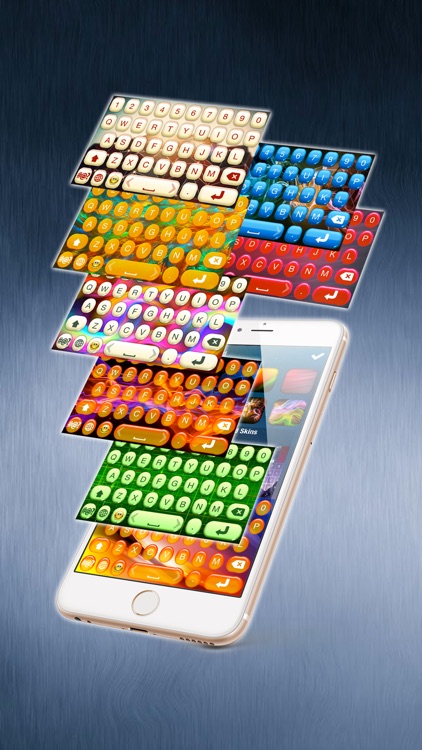 Abstract HQ Keyboard - Cool Background.s, Custom Skin.s And Color Theme.s For Text.ing