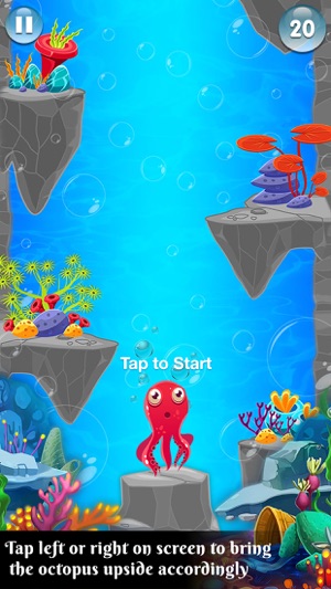 Octopus Jump - Best free octopus jump up by crossing fishes (圖1)-速報App