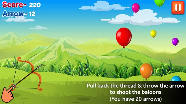 Ballon Shooting – free addictive arcade balloon pop game wit(圖1)-速報App