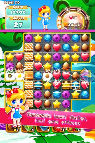 Candy Star- Jelly of Charm Crush Blast Cookie Soda(Top Quest of Match 3 Games) screenshot 2