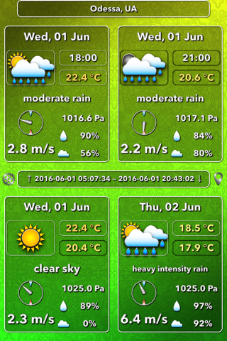 OWeather - weather forecast and weather maps screenshot 2