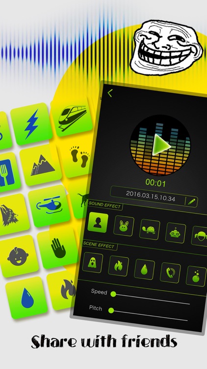 Voice Changer Pro - Prank Sound Effect.s Modifier, Audio Record.er & Play.er for Phone Call screenshot-4