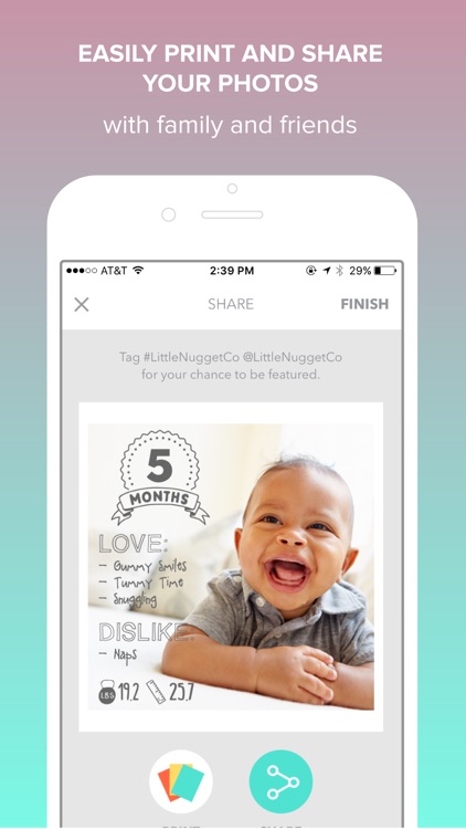 Little Nugget® - capture pregnancy & baby pics screenshot-4