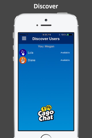 CagoChat - Chat without Bars screenshot 2