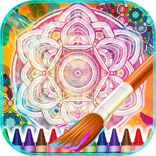 Color Therapy - Coloring Book for Adults & Free Fun Stress Relief icon