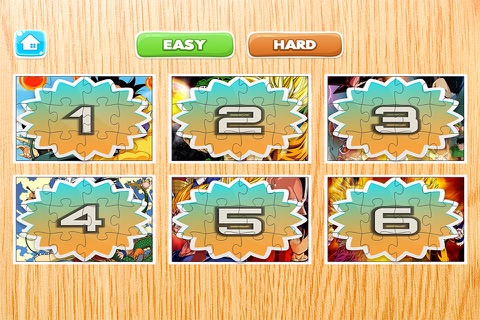 Cartoon Puzzle – Jigsaw Puzzles Box for Dragon Ball Z - Kids Toddler and Preschool Learning Games screenshot 2