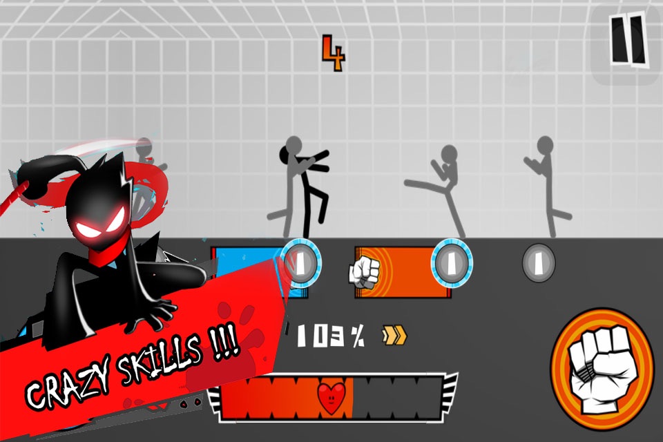 Finger Death: Hit Shoot Sticker screenshot 2