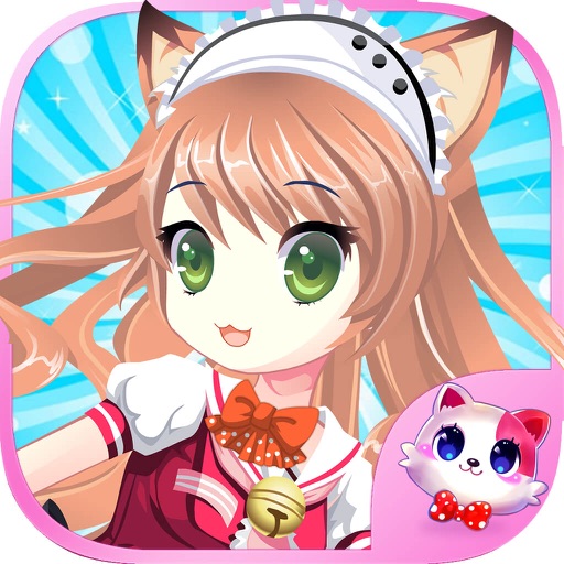 Girl Like Cat - Little Beauty Dressup,Makeup Kids Free Game Icon