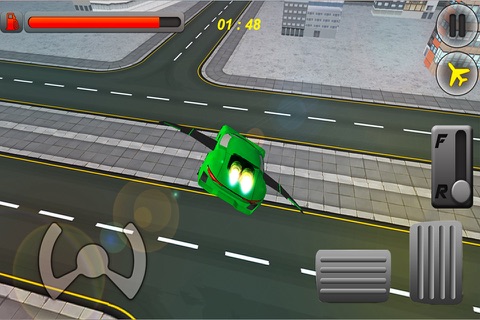 Sports Car Flying Simulator screenshot 2