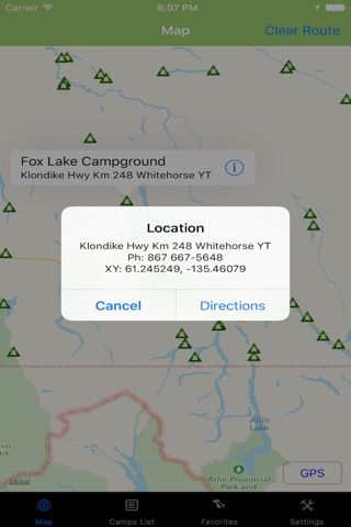 Yukon – Camping & RV spots screenshot 4