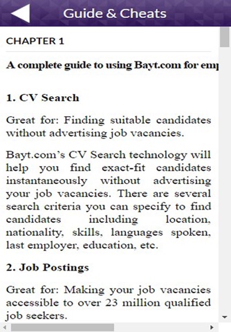 App Guide for Bayt.com Job Search screenshot 2