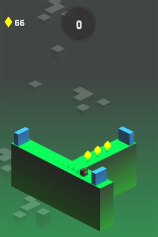 Zigzag Crossy －Don‘t dropple wall road free game screenshot 2