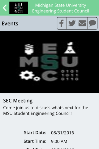 MSU Engineering StudentCouncil screenshot 3