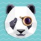Animal face sticker - color swap lab lol