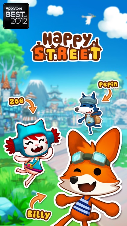 Happy Street - Free Town Building with Animals