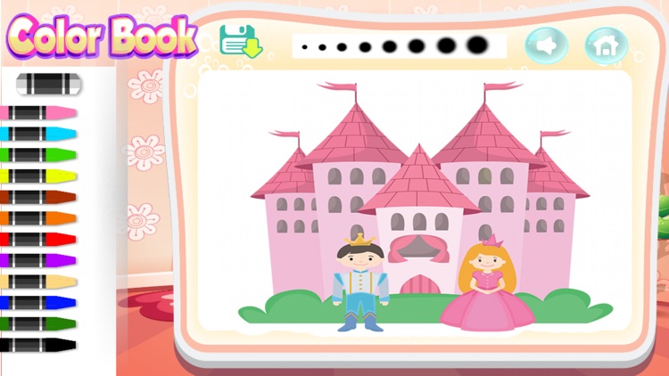 Fairy Tale Princess Coloring Books For Kids and Family Free Preschool Educational Learning Games