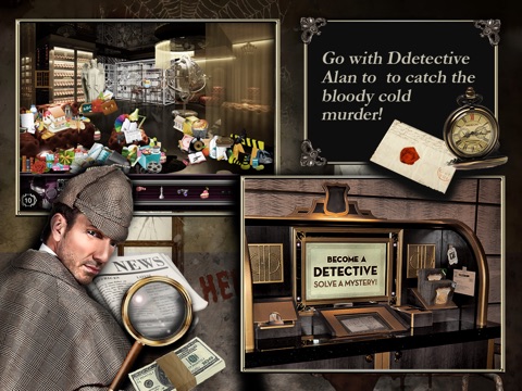 Sherlock's Hidden Files - hidden objects puzzle game screenshot 2