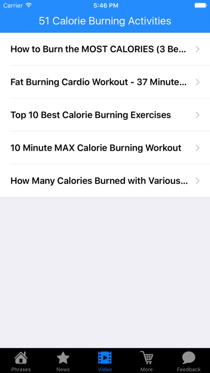 51 Calorie Burning Activities