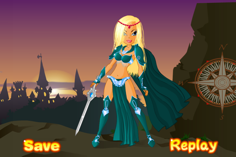 Warrior Princess Dress Up screenshot 2