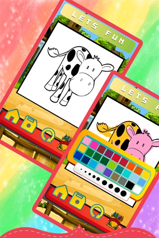 Animals Farm Coloring Pages Funny Animal Pictures screenshot 4