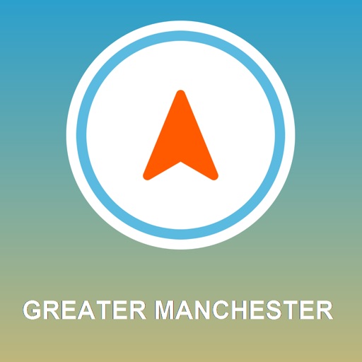 Greater Manchester, UK GPS - Offline Car Navigation icon