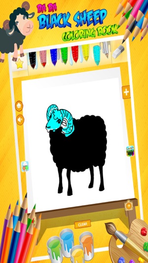 Baa Baa Black Sheep - Poem Coloring Book for Kids(圖2)-速報App