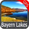 Bayern  GPS Navi Karte für bootfahren angeln und segeln