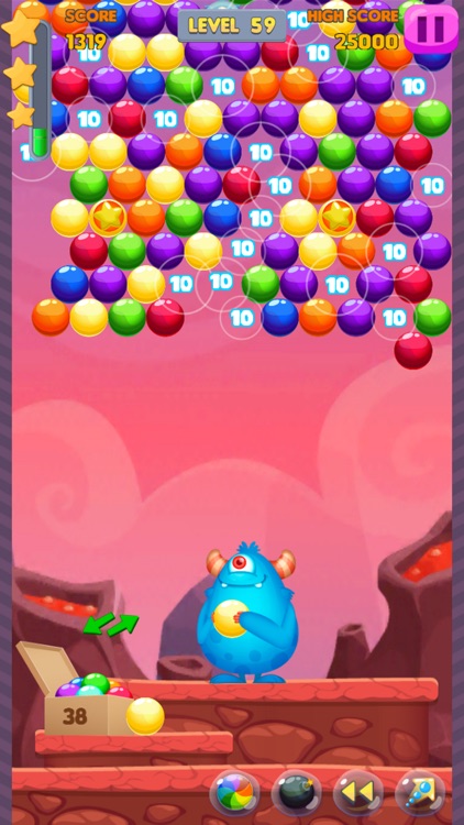 Bubble Shooter: Monster Quest