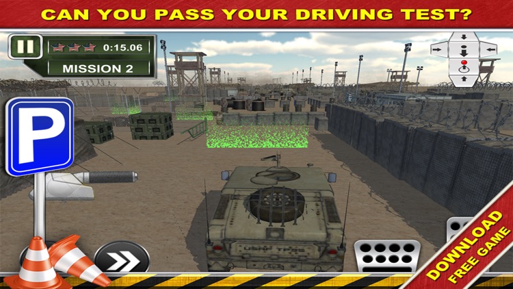 Army Truck, Jeep, Van - 3D Parking Game