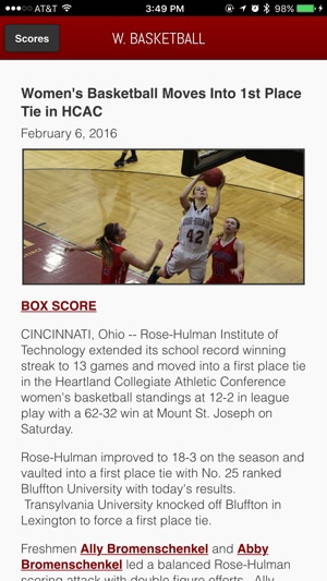 Rose-Hulman Front Row