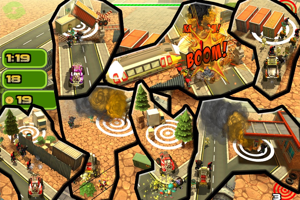 Zombie Driver Game Zombie Catchers in 24 missions screenshot 2