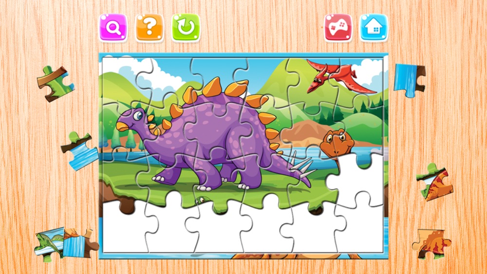恐竜のパズルゲーム無料 キッズ幼児と就学前の学習ゲーム用ディノジグソーパズル Free Download App For Iphone Steprimo Com