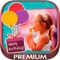 Happy Birthday photo frames – create birthday greeting cards & collages and edit your images Premium